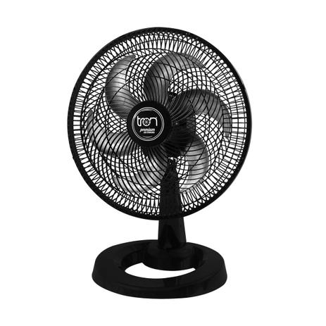 Ventilador De Mesa Oscilante Tron Premium 50Cm 130W Preto Menor preço em Ventilador De Mesa Oscilante Tron Premium 50Cm 130W Preto