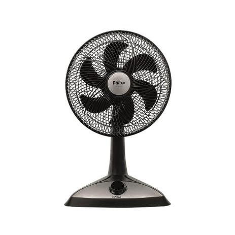 Ventilador de Mesa Philco Turbo Zes 30cm, 3 Velocidades, Sistema Oscilante, Preto - 220V