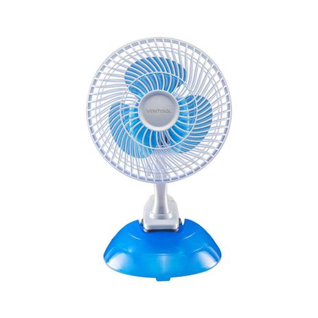 Ventilador De Mesa Ventisol Mini Branco E Pás De Cor Azul, 20cm De Diâmetro 220v é boa?