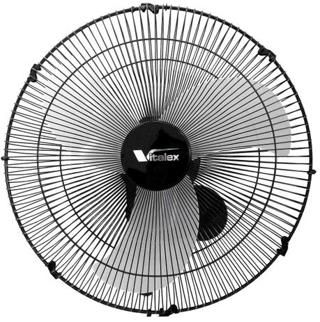 Ventilador de Parede 60cm 200W cor Preto Grade 120 Fios Vitalex - 220V Menor preço em Ventilador de Parede 60cm 200W cor Preto Grade 120 Fios Vitalex - 220V