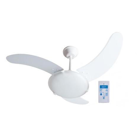 Ventilador de teto 3 pás com controle remoto branco  - Aura (110V) - Tron é boa?
