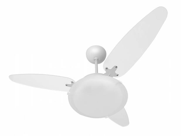 Ventilador De Teto 3 Pás Transparente Murano P/ 2 lâmpadas - Lcg eletro é boa?