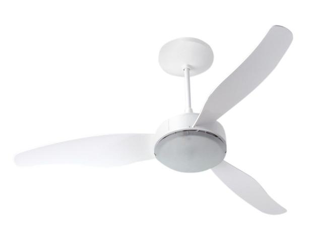 Ventilador de Teto Aliseu Geo 3 Pás 3 Velocidades Branco para 2 Lâmpadas