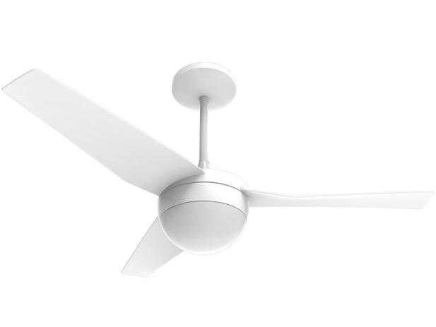 Ventilador de Teto Aliseu Jet 3 Pás 3 Velocidades Branco para 2 Lâmpadas