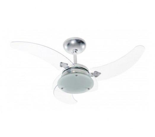 Ventilador de Teto Chanceler 127 v, pás transparentes - Tron Menor preço em Ventilador de Teto Chanceler 127 v, pás transparentes - Tron