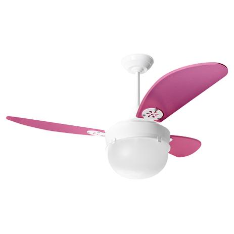 Ventilador de Teto Platun Branco Loren Sid 3 Pás Pink M2 127V/220V Menor preço em Ventilador de Teto Platun Branco Loren Sid 3 Pás Pink M2 127V/220V