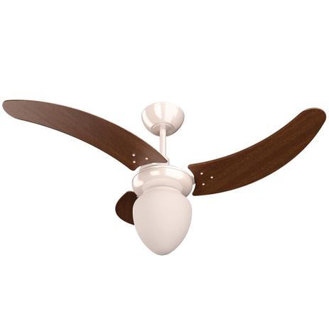 Ventilador De Teto Tron Búzios Max 3 Pás 130W Branco/Verniz Menor preço em Ventilador De Teto Tron Búzios Max 3 Pás 130W Branco/Verniz