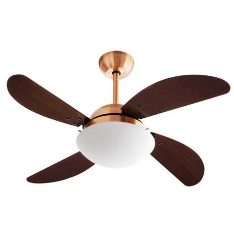 Menor preço em Ventilador de Teto Volare Cobre VR42 Fly 127V Tabaco - Vr Lux