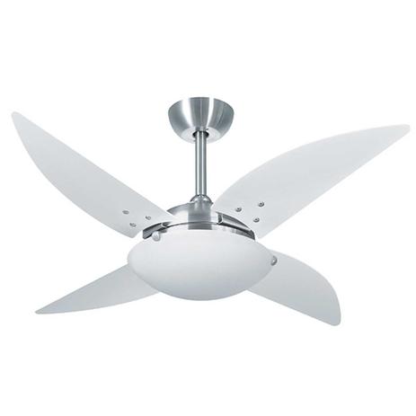 Ventilador de Teto Volare Platinum Quad 220V Alumínio/Branco - Vr lux Menor preço em Ventilador de Teto Volare Platinum Quad 220V Alumínio/Branco - Vr lux