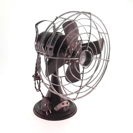 Ventilador Decorativo Retrô Metal 26x20 Cm - Kit gil é boa?