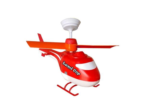Ventilador Luminária de Teto Helicóptero Infantil Criança Bebe - Vermelho - Ventcop Menor preço em Ventilador Luminária de Teto Helicóptero Infantil Criança Bebe - Vermelho - Ventcop