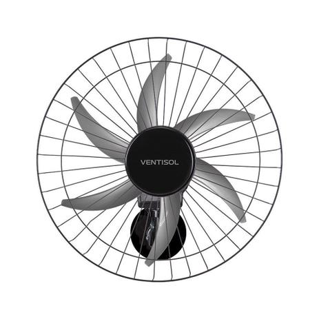 Ventilador Parede Oscilante 50cm 6 Pás 200w Bivolt Turbo 6 Steel Ventisol Menor preço em Ventilador Parede Oscilante 50cm 6 Pás 200w Bivolt Turbo 6 Steel Ventisol