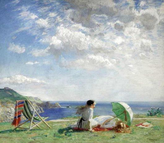 Vento e Sol - Laura Knight - Tela 50x57 Para Quadro - Santhatela é boa?