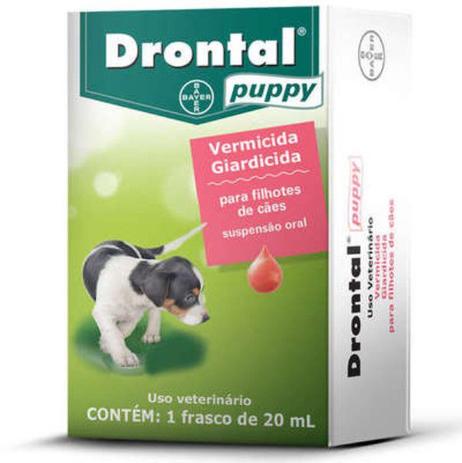 Vermicida Giardicida Drontal Puppy Cães Filhotes 20 ml - Bayer Menor preço em Vermicida Giardicida Drontal Puppy Cães Filhotes 20 ml - Bayer