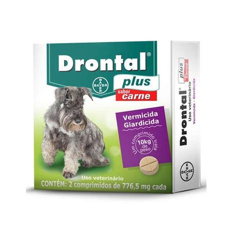 Vermífugo Drontal Plus Cães - 2 Comprimidos - Bayer Menor preço em Vermífugo Drontal Plus Cães - 2 Comprimidos - Bayer