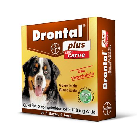 Vermífugo Drontal  Plus Sabor Carne Para Cães de 35 Kg - Bayer é boa?