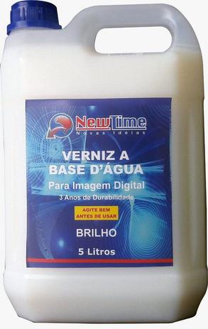 Verniz brilho 5L para impressão digital uso interno / externo 3 anos de durabilidade - New time vernizes para impressão digital Menor preço em Verniz brilho 5L para impressão digital uso interno / externo 3 anos de durabilidade - New time vernizes para impressão digital