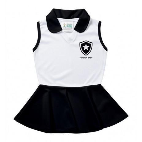 Vestido Bebê Botafogo Polo Oficial - Torcida Baby Menor preço em Vestido Bebê Botafogo Polo Oficial - Torcida Baby