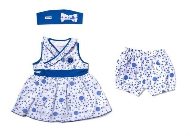 Vestido Bebê Cruzeiro com Shorts e Tiara Oficial - Revedor Menor preço em Vestido Bebê Cruzeiro com Shorts e Tiara Oficial - Revedor