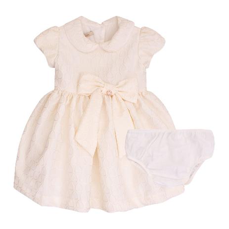 Vestido Bebê e Calcinha Bege - 1+1 Menor preço em Vestido Bebê e Calcinha Bege - 1+1