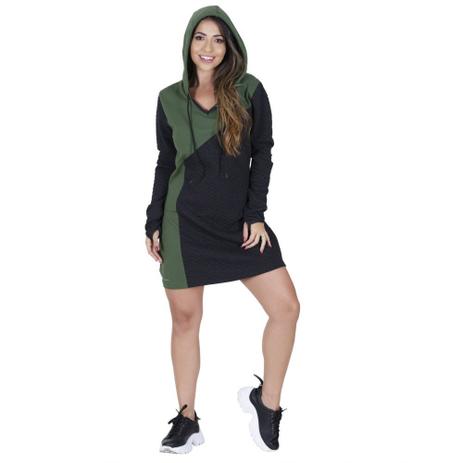 vestido fitness moletom