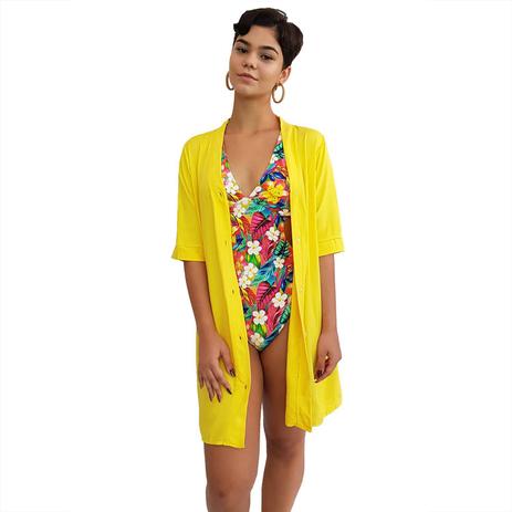 chemise amarelo
