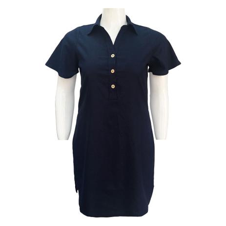 Vestido Chemisier Ref 44 Moda Evangélica Plus Size - Razure Menor preço em Vestido Chemisier Ref 44 Moda Evangélica Plus Size - Razure