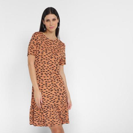 Vestido Curto Hering Estampado Menor preço em Vestido Curto Hering Estampado