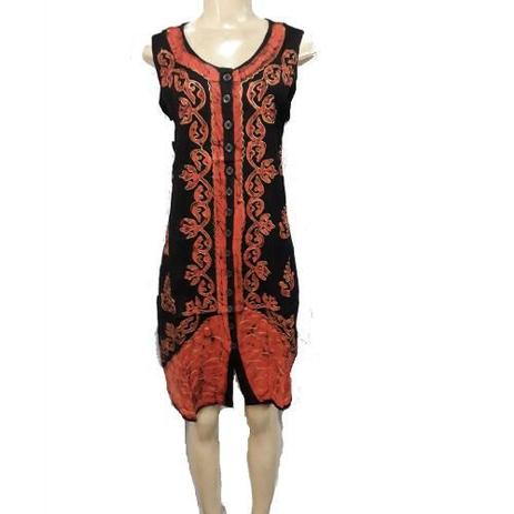vestido longo indiano bordado
