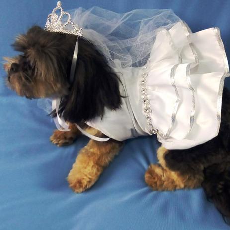 Vestido Dama de casamento para cachorros e gatos - Ninelai -
