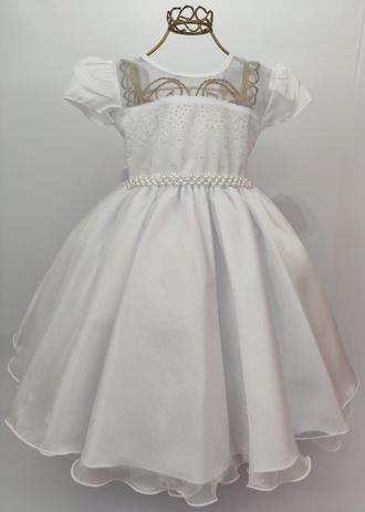 vestido de daminha infantil