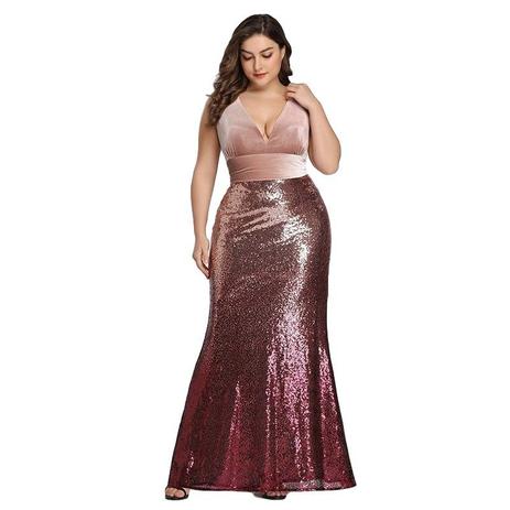 venda de vestidos de paete plus size para festa
