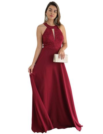 vestidos de festa marsala comprar