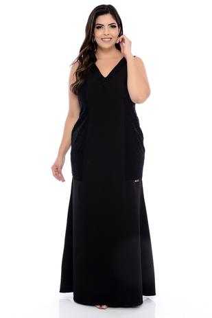 vestido sereia plus size para festa