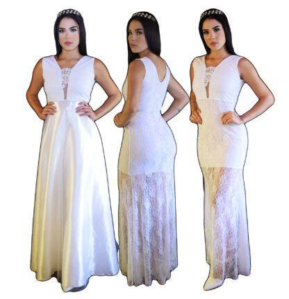 vestidos 2 em 1 para casamento