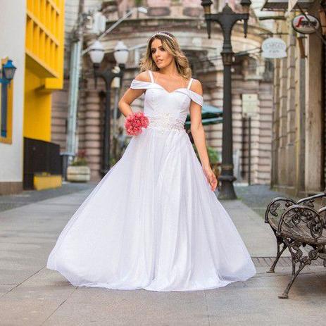 vestido de noiva casamento campo