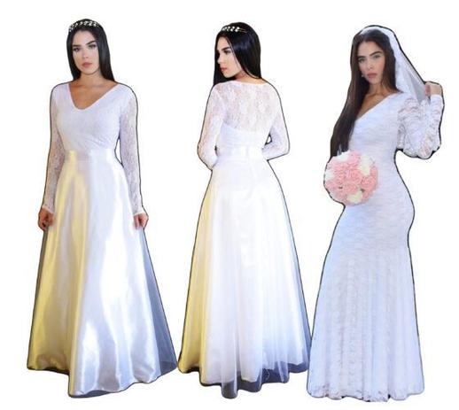 vestidos 2 em 1 para casamento