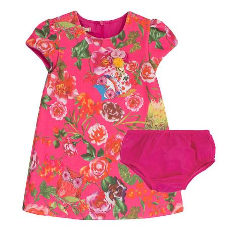 Vestido e Calcinha Bebê Floral - 1+1 Menor preço em Vestido e Calcinha Bebê Floral - 1+1