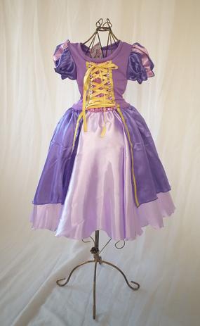 vestido rapunzel luxo