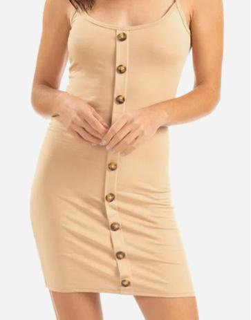 vestido alça fina justo