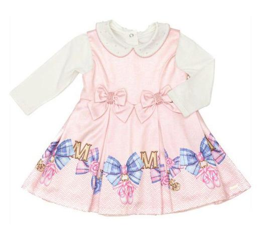 vestido matinee infantil