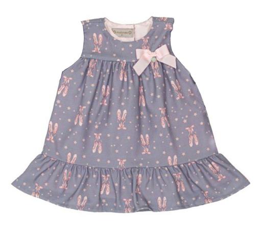 vestido matinee infantil