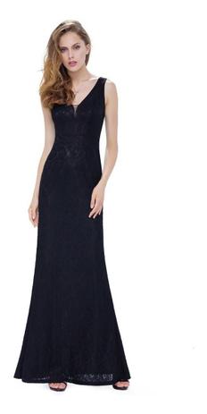 vestido madrinha decote v