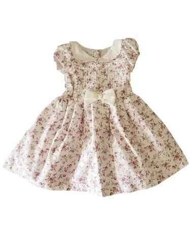 vestido de festa infantil tricoline