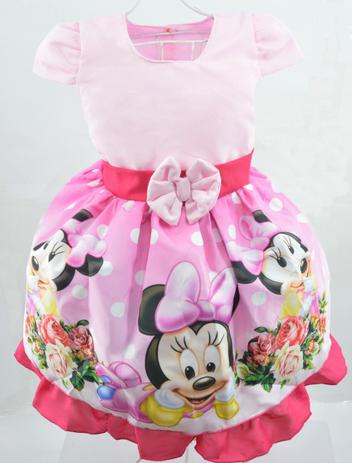 vestido de formatura infantil rosa bebe