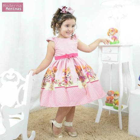 vestido patrulha canina