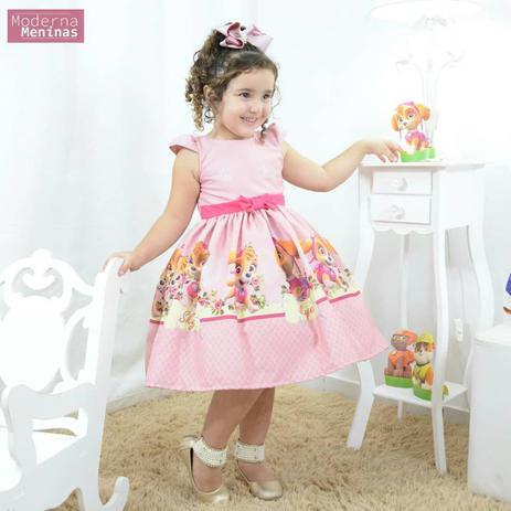 vestido infantil skye