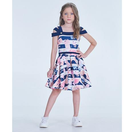 vestidos sociais estampados