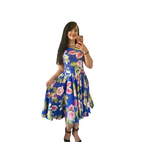 vestido godê simples