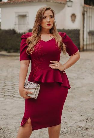 vestido marsala gode